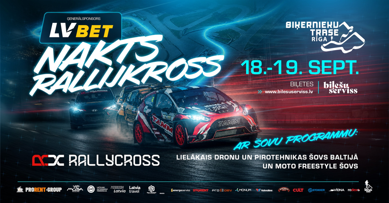 Nakts Rallijkross 2026 